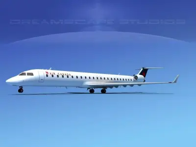 Bombardier CRJ900 Air Canada Express 3D model