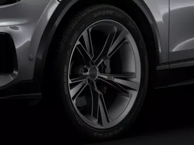 Audi Q8 50 TDI quattro 2018 wheel 3D model