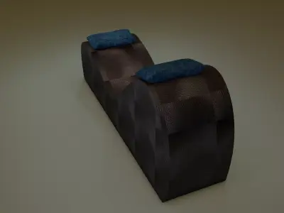 Love Bed Free 3D model