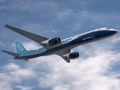 Boeing 757-200 commercial aircraft 3D model