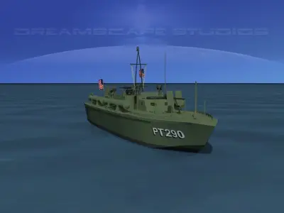 Elco PT Boat PT-290 3D model
