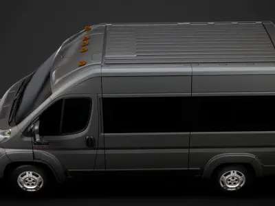 Ram Promaster Window Van 1500 HR 136WB 2020 3D model