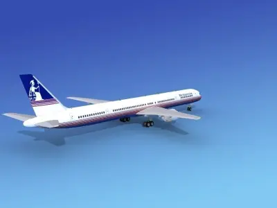 Boeing 757-300 Britannia Airways 2 3D model
