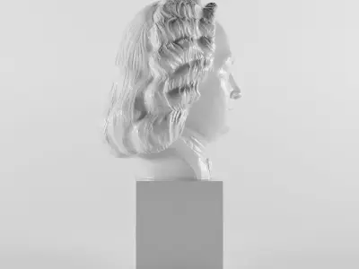 Johann Sebastian Bach 3D print model