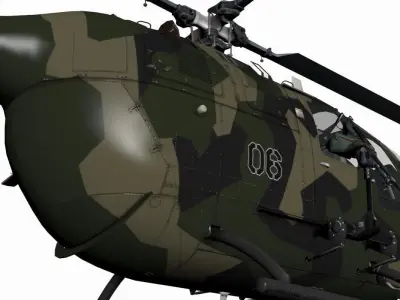 MBB BO-105M 3D model
