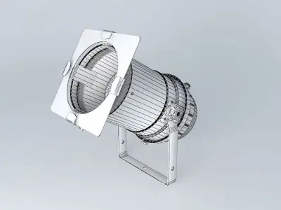 PAR 56 along with E27 reflector lamp to fit ultra Vitalux Free 3D model