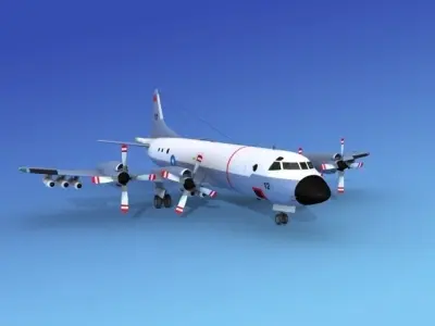Lockheed P-3 Orion ROC 3D model