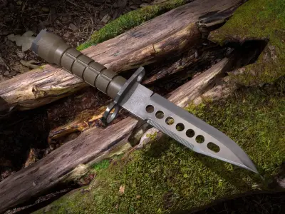 M9 Bayonet Lightweight Low-poly 3D model