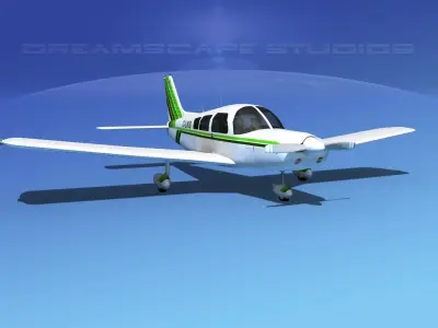 Piper PA-28 V18 3D model