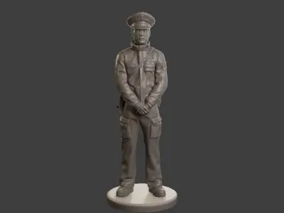 Male Slovac Traffic Police STP 006 3D print model
