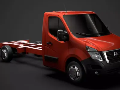 Nissan NV400 SingleCab SW E30 Chassis 2020 3D model