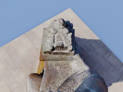 3D Monument - Yaroslav The Wise - Kyiv Ukraine - usdz gltf obj 3D model