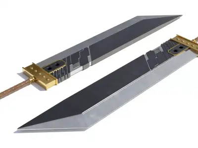 Final Fantasy Buster Sword 3D model