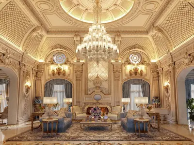 Classic fireplace 3D model