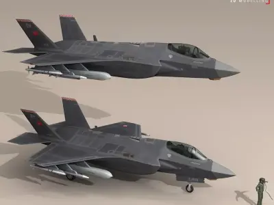 F35A - Turkey Air Force 3D model