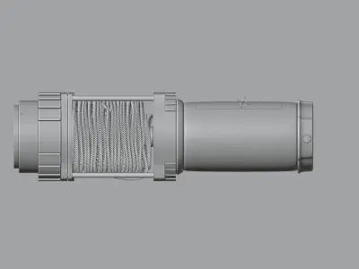 Dragon Industrial Winch - DWH 4500 HDL 3D model
