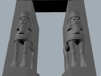 Gate of All Nations 3D model