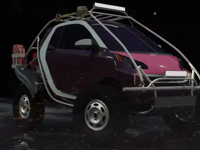 Smart Fortwo 2008 Free 3D model