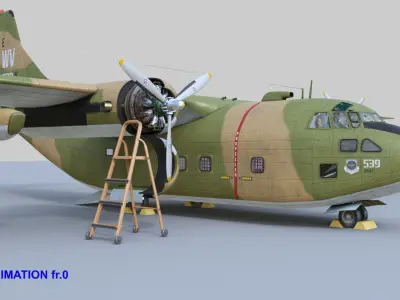 C-123 Provider 3D model
