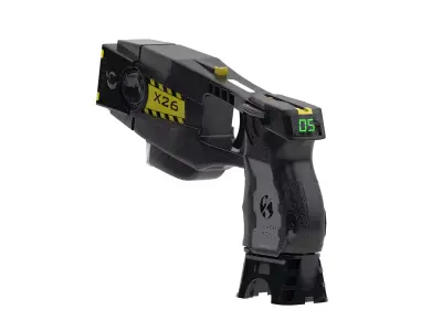 Police Issue X26 Taser Free 3D model