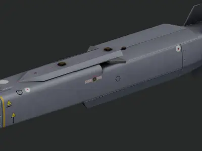 SCALP EG - Storm Shadow Low-poly 3D model