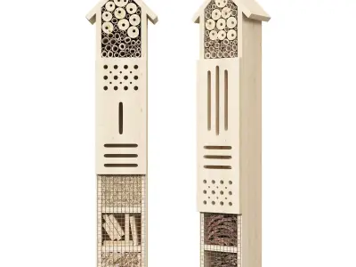 Pollination house 3D model