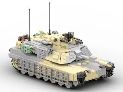 MocBricks3D - Lego M1A2 Abrams 3D print model