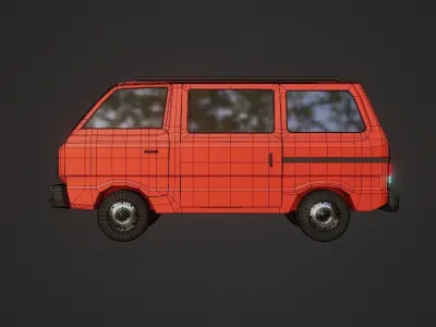 Omni lowpoly car Free 3D model