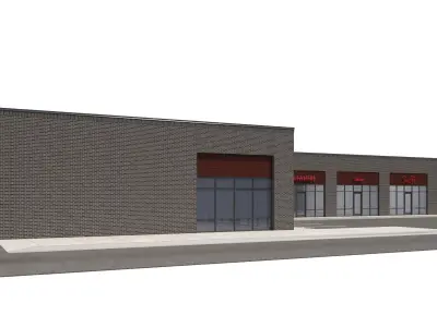 Retail-086 Retail Store 3D model