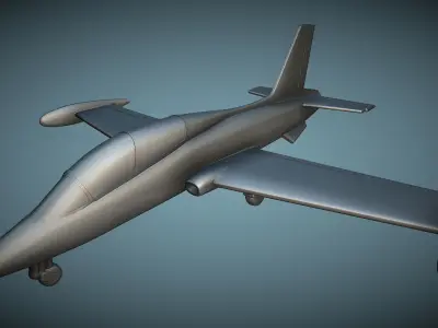 Aermacchi MB-339A - 3D Printable Model 3D print model