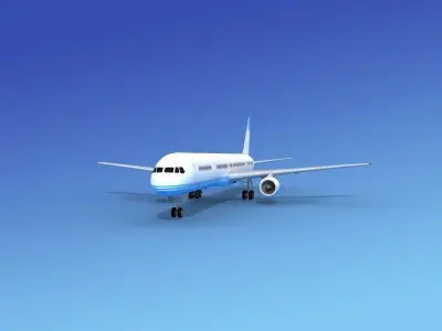 Boeing 757-300 Corporate 1 3D model