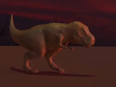 Tyrannosaurus rex T-REX-3D  3D model
