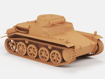 LKA Leichte Kampfwagen Ausland 3D print model