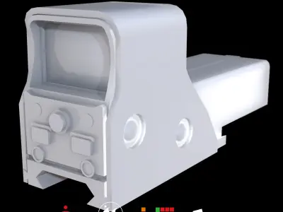 HIE Game Ready Scope 552 D180611 Low-poly 3D model