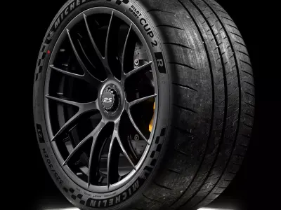 Michelin Pilot Sport CUP 2 R V3 325 30 ZR21 108Y 3D model