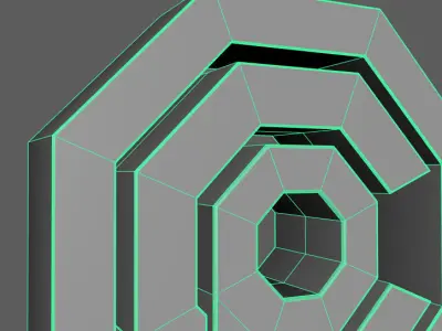 Robocop OCP Logo Free low-poly 3D model