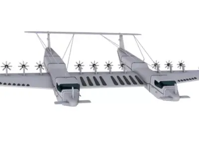 Liberty Lifter DARPA Seaplane 3D model