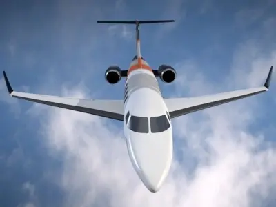 Embraer Phenom 300 business jet 3D model