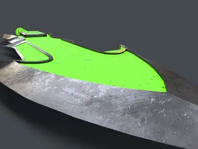 Sci-Fi Sword V4 - 04 Low-poly 3D model