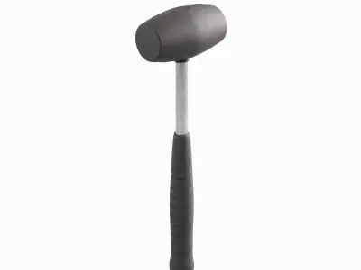 Industrial Rubber Hammer B 01 3D model