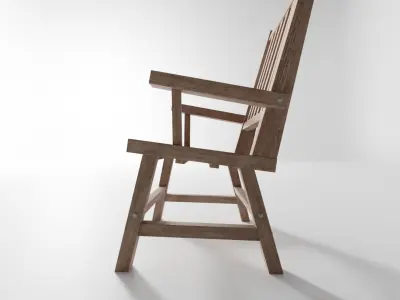 High Back Chair 3D model purchase