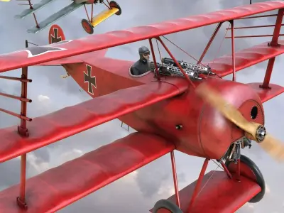 Fokker DR-1 3D model