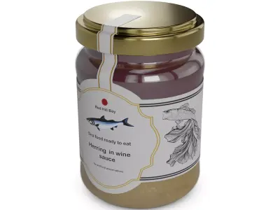 Herrings and herring products Herring Pt 3D model