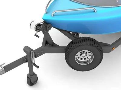 Mini Jet Boat 3D model