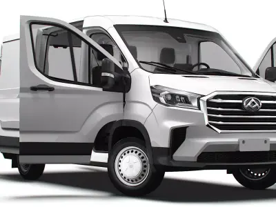 Maxus Deliver 9 Van L1H1 HQInterior 2024 3D model