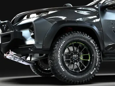 Viper 6x6 FlowForged 3D model