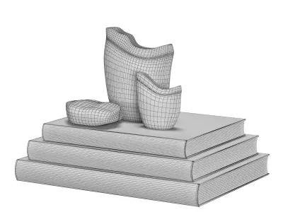  Bird Vase Black 3D model