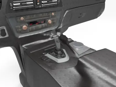 3 Series M Sport Dashboard Armrest Basic Model 3D model