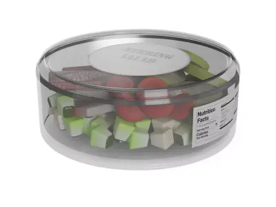 Herrings and herring products Herring Salad 3D model