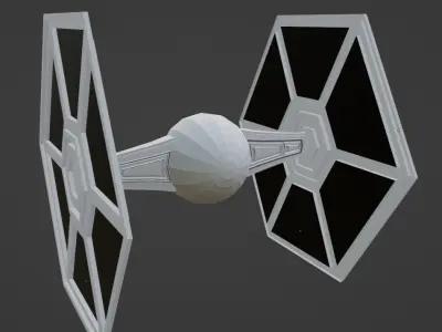 TIE fighter Free 3D model